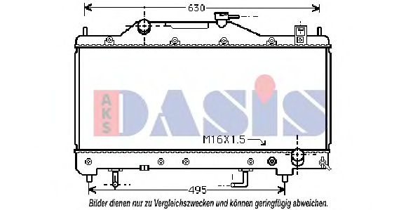 Imagine Radiator, racire motor AKS DASIS 210092N