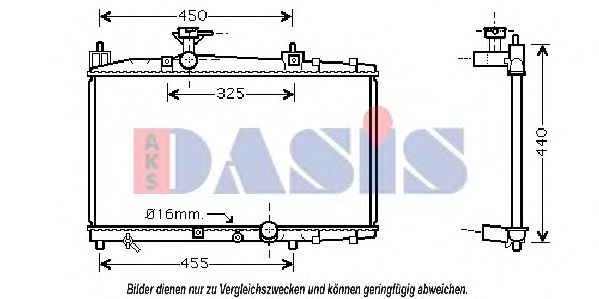 Imagine Radiator, racire motor AKS DASIS 210113N