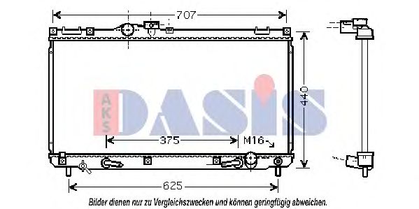 Imagine Radiator, racire motor AKS DASIS 210116N