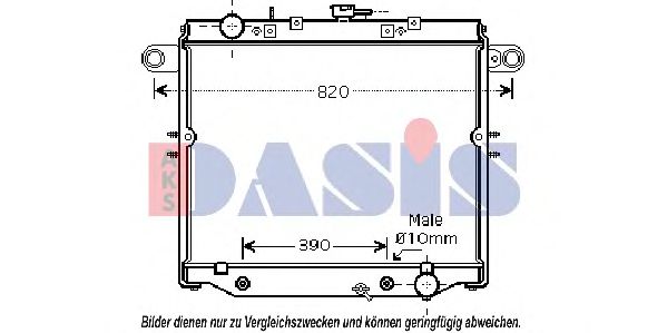 Imagine Radiator, racire motor AKS DASIS 210118N