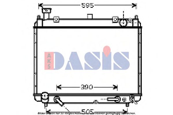 Imagine Radiator, racire motor AKS DASIS 210131N