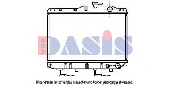 Imagine Radiator, racire motor AKS DASIS 210140N