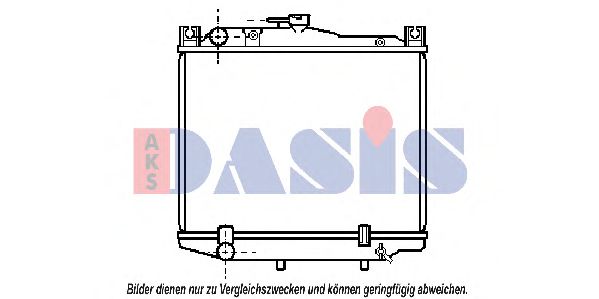 Imagine Radiator, racire motor AKS DASIS 210150N