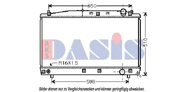 Imagine Radiator, racire motor AKS DASIS 210157N