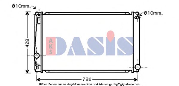 Imagine Radiator, racire motor AKS DASIS 210159N