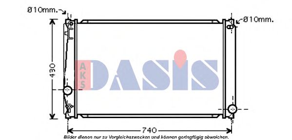 Imagine Radiator, racire motor AKS DASIS 210162N