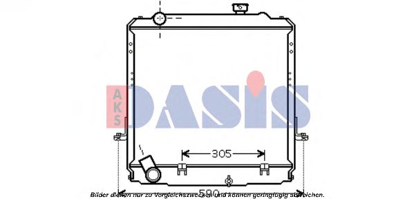 Imagine Radiator, racire motor AKS DASIS 210175N