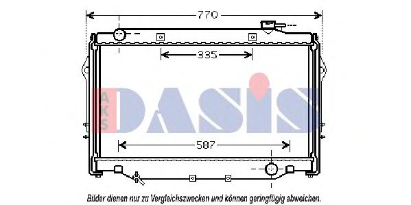 Imagine Radiator, racire motor AKS DASIS 210179N