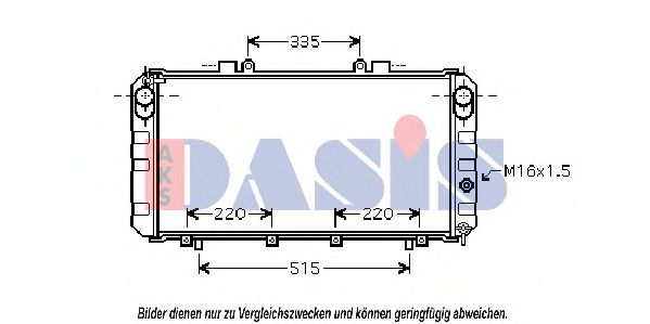 Imagine Radiator, racire motor AKS DASIS 210181N