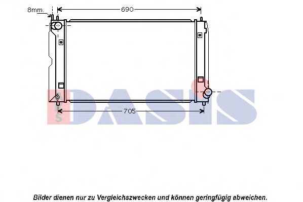 Imagine Radiator, racire motor AKS DASIS 210183N