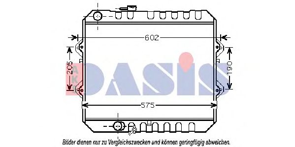 Imagine Radiator, racire motor AKS DASIS 210207N