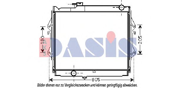 Imagine Radiator, racire motor AKS DASIS 210208N