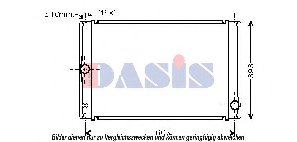 Imagine Radiator, racire motor AKS DASIS 210212N