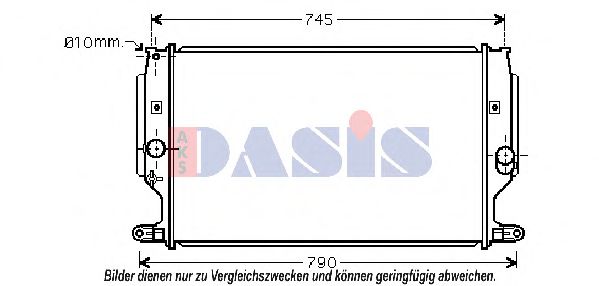 Imagine Radiator, racire motor AKS DASIS 210214N