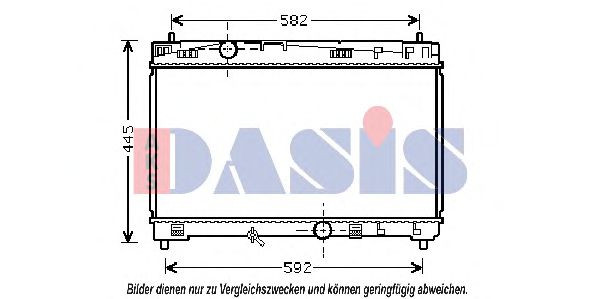 Imagine Radiator, racire motor AKS DASIS 210220N