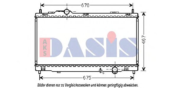 Imagine Radiator, racire motor AKS DASIS 210225N