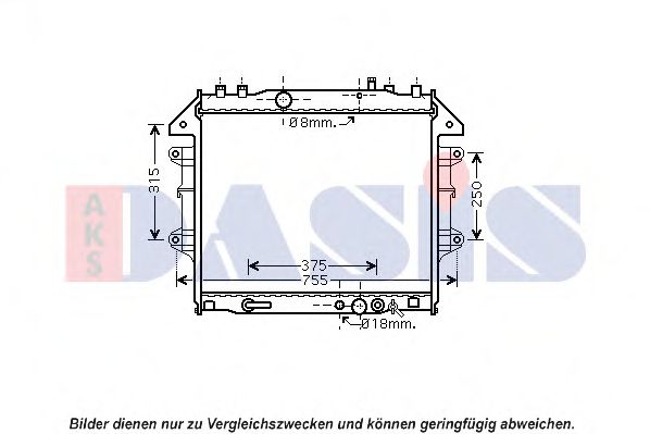 Imagine Radiator, racire motor AKS DASIS 210232N