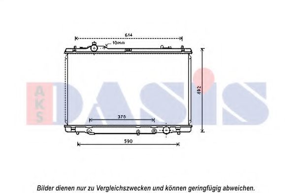 Imagine Radiator, racire motor AKS DASIS 210241N