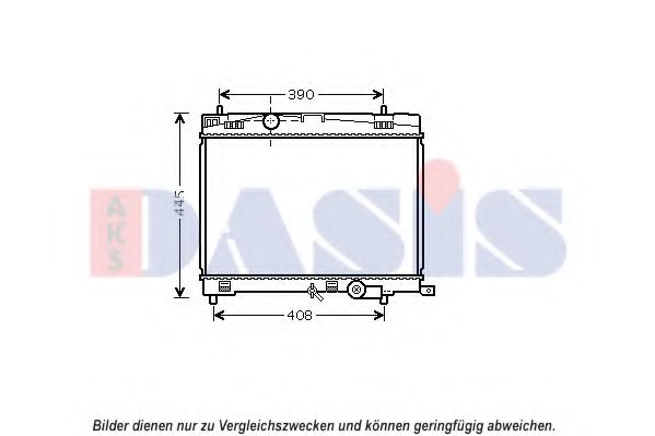 Imagine Radiator, racire motor AKS DASIS 210246N