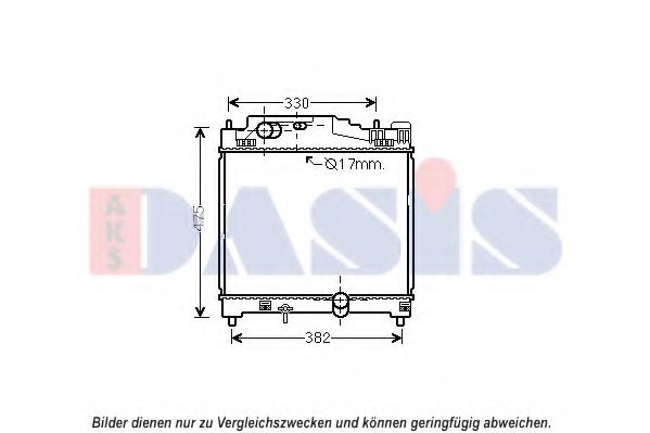 Imagine Radiator, racire motor AKS DASIS 210249N