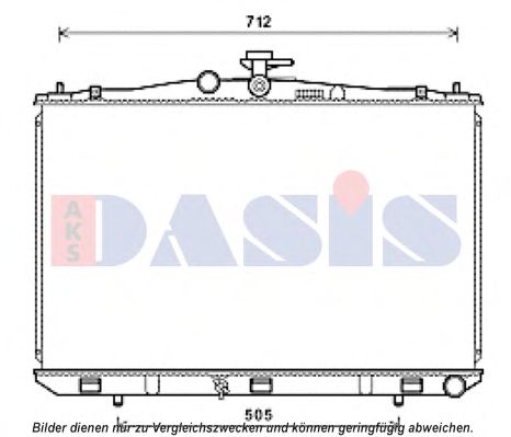 Imagine Radiator, racire motor AKS DASIS 210254N