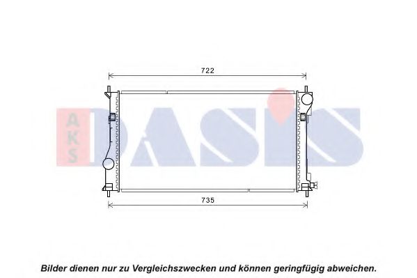 Imagine Radiator, racire motor AKS DASIS 210263N