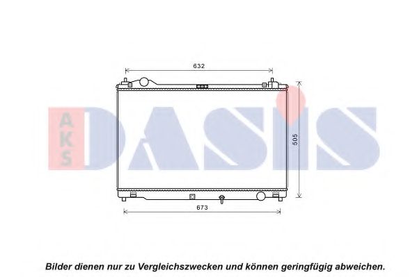 Imagine Radiator, racire motor AKS DASIS 210265N