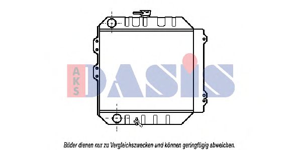 Imagine Radiator, racire motor AKS DASIS 210700N