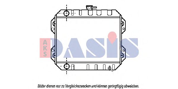 Imagine Radiator, racire motor AKS DASIS 210840N