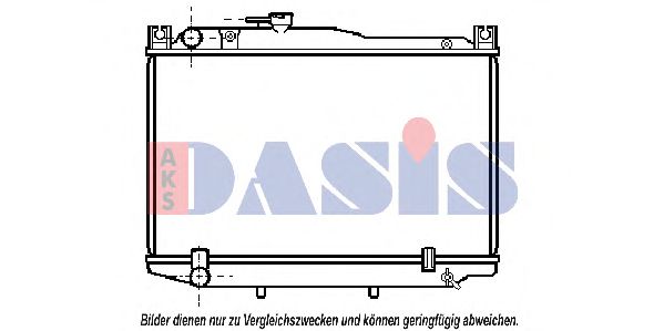 Imagine Radiator, racire motor AKS DASIS 210870N