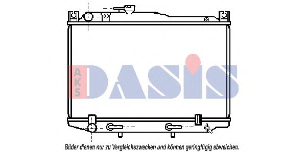 Imagine Radiator, racire motor AKS DASIS 210970N