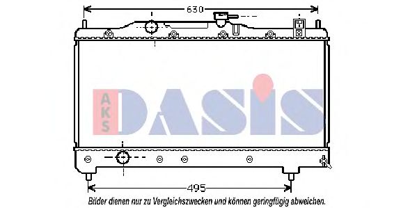 Imagine Radiator, racire motor AKS DASIS 211960N