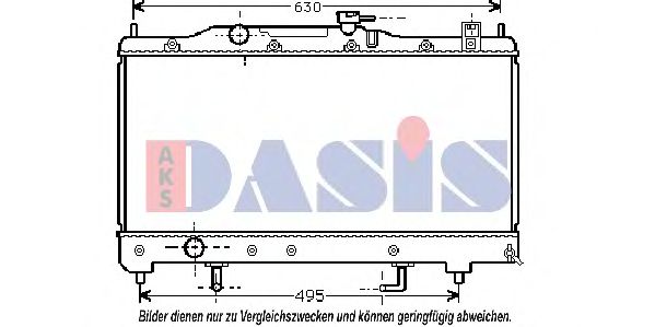 Imagine Radiator, racire motor AKS DASIS 211980N