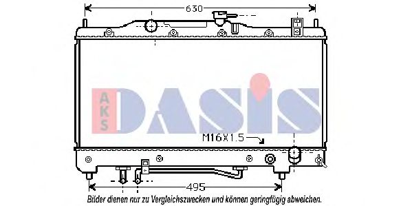 Imagine Radiator, racire motor AKS DASIS 211990N