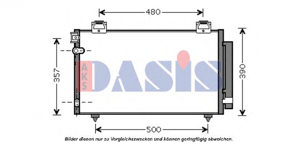 Imagine Condensator, climatizare AKS DASIS 212051N