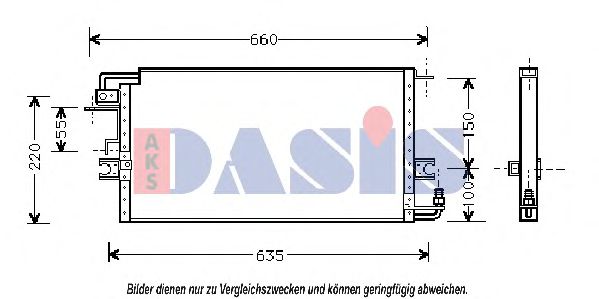 Imagine Condensator, climatizare AKS DASIS 212670N