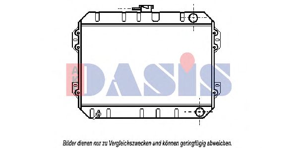 Imagine Radiator, racire motor AKS DASIS 213070N