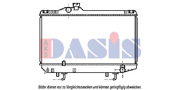 Imagine Radiator, racire motor AKS DASIS 213250N