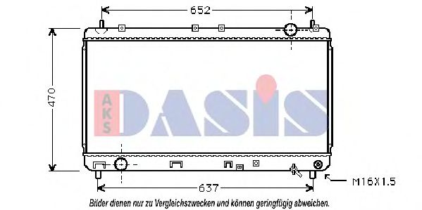 Imagine Radiator, racire motor AKS DASIS 213770N