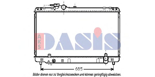 Imagine Radiator, racire motor AKS DASIS 213910N