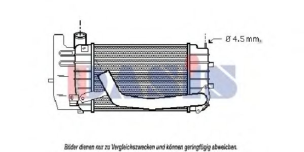 Imagine Intercooler, compresor AKS DASIS 217002N