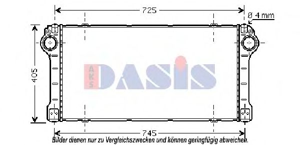 Imagine Intercooler, compresor AKS DASIS 217004N