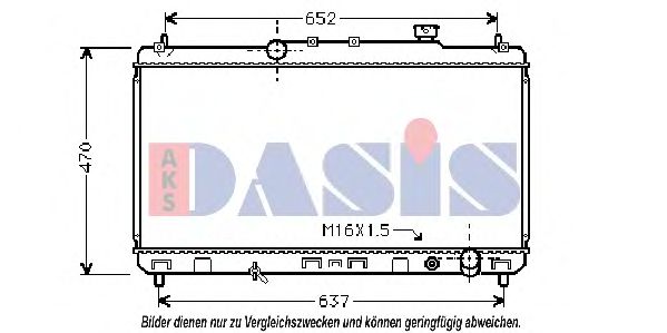 Imagine Radiator, racire motor AKS DASIS 219071N