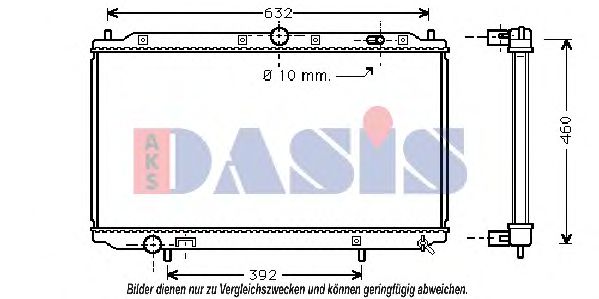 Imagine Radiator, racire motor AKS DASIS 220014N