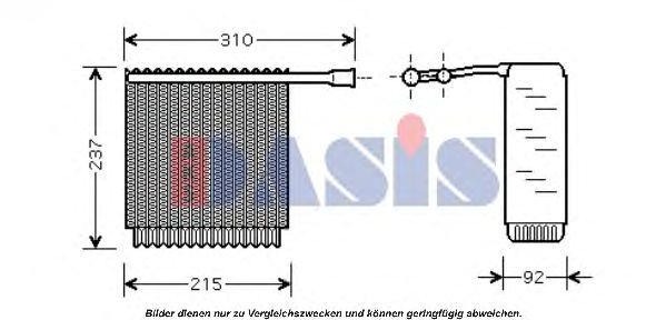 Imagine evaporator,aer conditionat AKS DASIS 220019N