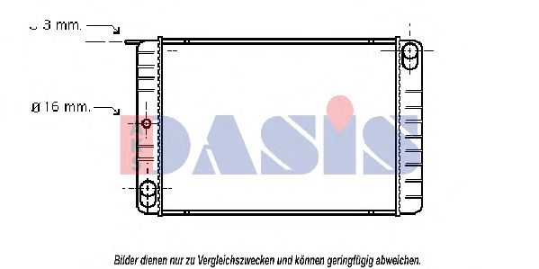 Imagine Radiator, racire motor AKS DASIS 220300N