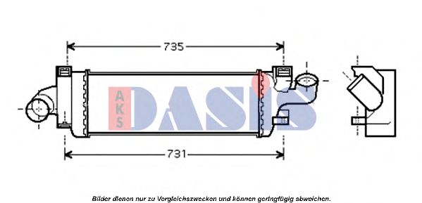 Imagine Intercooler, compresor AKS DASIS 227000N