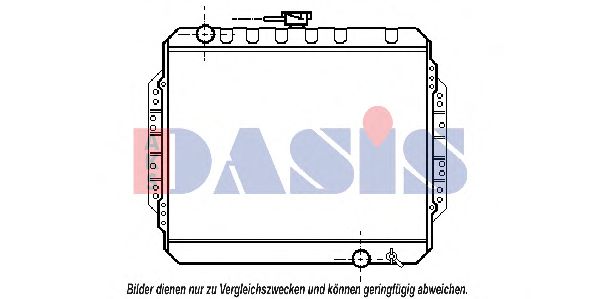 Imagine Radiator, racire motor AKS DASIS 230160N