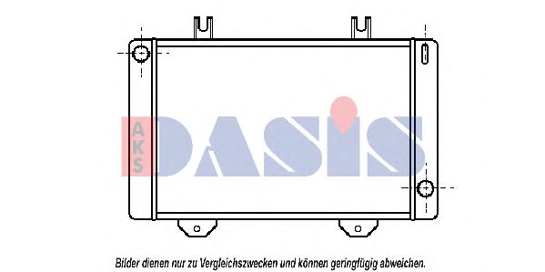 Imagine Radiator, racire motor AKS DASIS 250090N