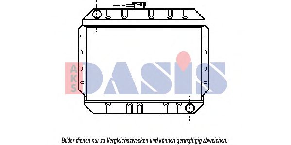 Imagine Radiator, racire motor AKS DASIS 250140N